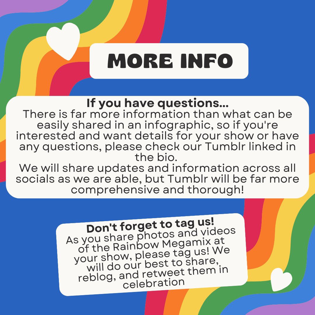 rainbowmegamix's tweet photo. We have some details! Further information can be found on our Tumblr, which is linked in our bio. Help us spread the word! #rainbowmegamix #fitfwt #fitfwt2023 #fanproject
 #louistomlinson https://t.co/aPEEamU7H8
