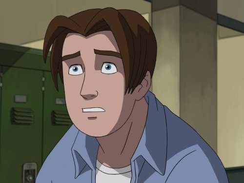 Spidey_pte's tweet photo. A small detail but bro's chin went through a whole ass character arc throughout the show lol https://t.co/FD5yhGU6yl
