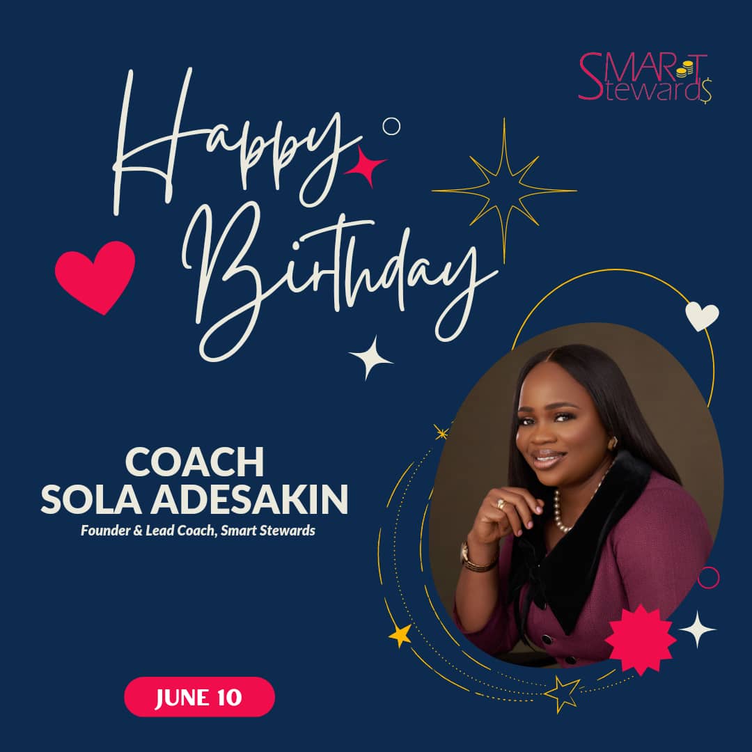 It's June 10 and we are excited to celebrate our very own Coach Sola Smart-Steward Adesakin 

Happy birthday to our impactful, kind and uber-amazing coach, boss and sister🎉🎊

Say a prayer for her and share how she's impacted you in the comments section