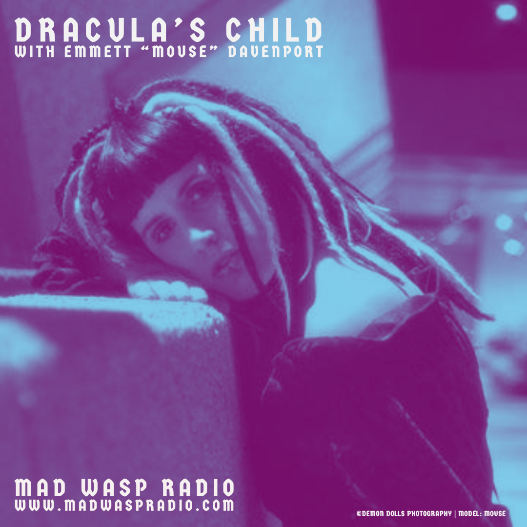 Dracula's Child is ON THE AIR on MadWaspRadio.com right now! Missed the show? Not to worry! You can listen to it here - mixcloud.com/mousethedj/dc_… #DracsChild #MadWaspRadio #MixCloud #MouseTheDJ #Goth #Industrial #PostPunk #NewWave #Music #Radio #Podcast