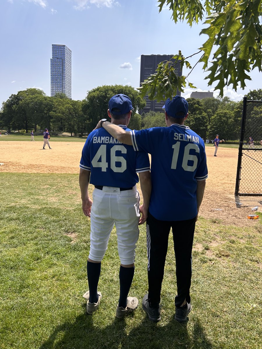 From past to present....let the summer softball tourney begin in NYC!!! We are headed to the playoffs. Cheer us on!! #casensgy #UHhospitals #nsgy