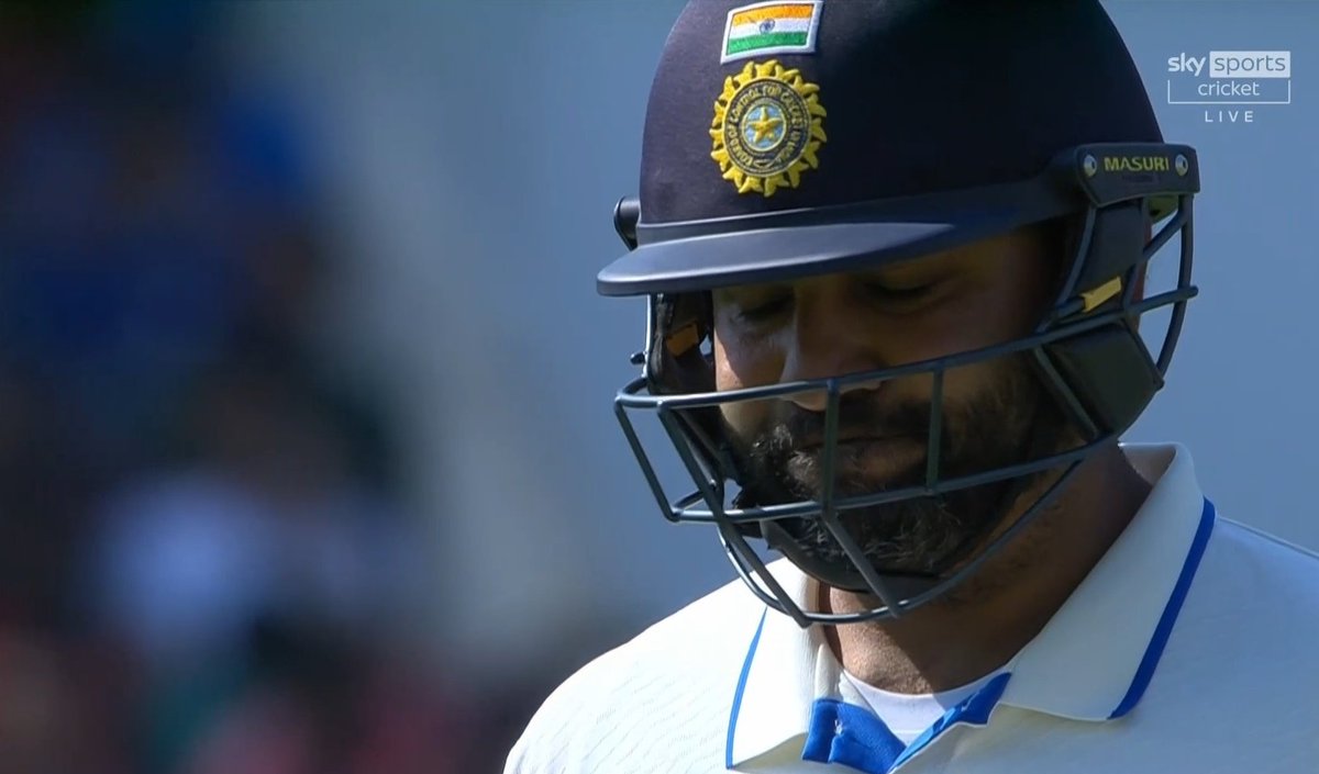 We can see that immense pain on Rohit Sharma's face.

If you are still trolling this guy who has put his whole heart and hard work for his country, then you are not a human but a devil.