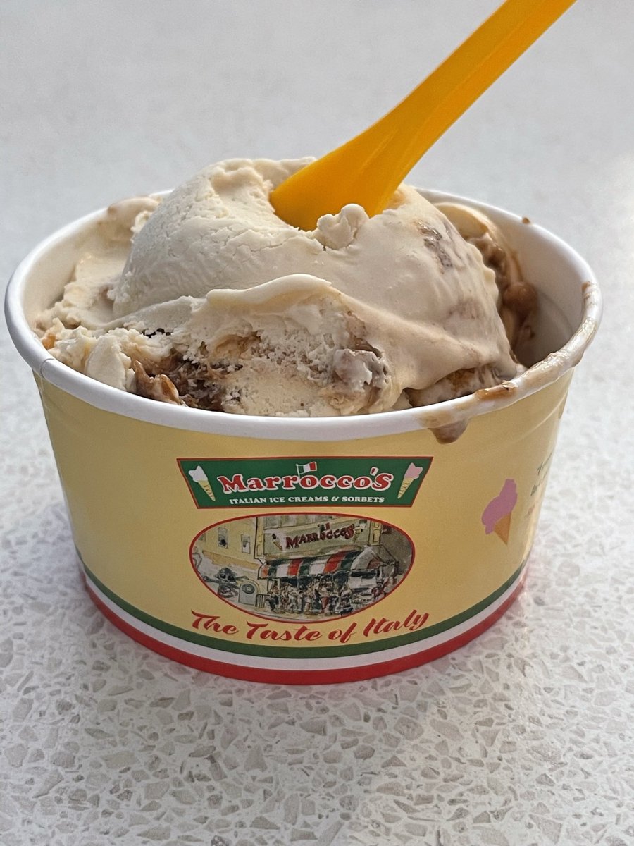 Biscoff ice cream at my <a href="/marroccoshove/">Marrocco's Ice Cream</a> 🧡🧡🧡