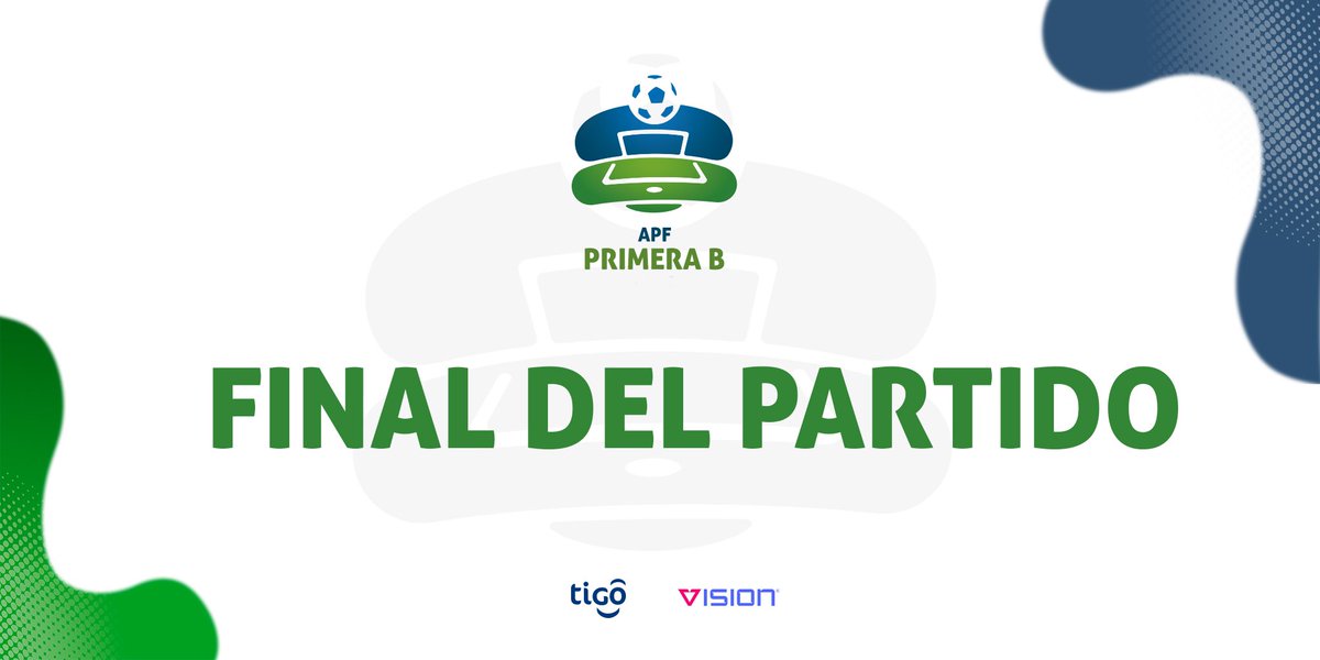 🗣¡Final del partido!

➡️ #3deNoviembre 3
➡️ #CristóbalColón (Ñ) 2

📆 Fecha 11 

#APFPrimeraB ⚽️