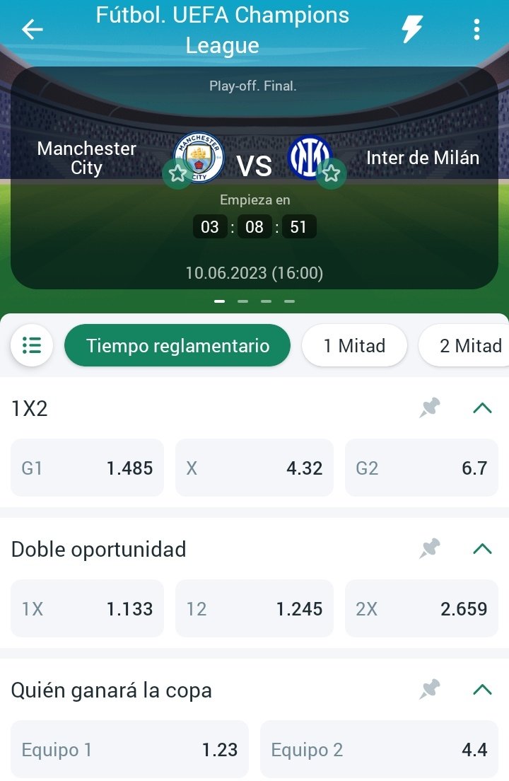 TimbaSinManchas's tweet photo. [ HILO ] Hoy tenemos la final de la #ChampionsLeagueFinal  así que vamos con las coutas que más me gustan a mi https://t.co/25Xi2d1rYl