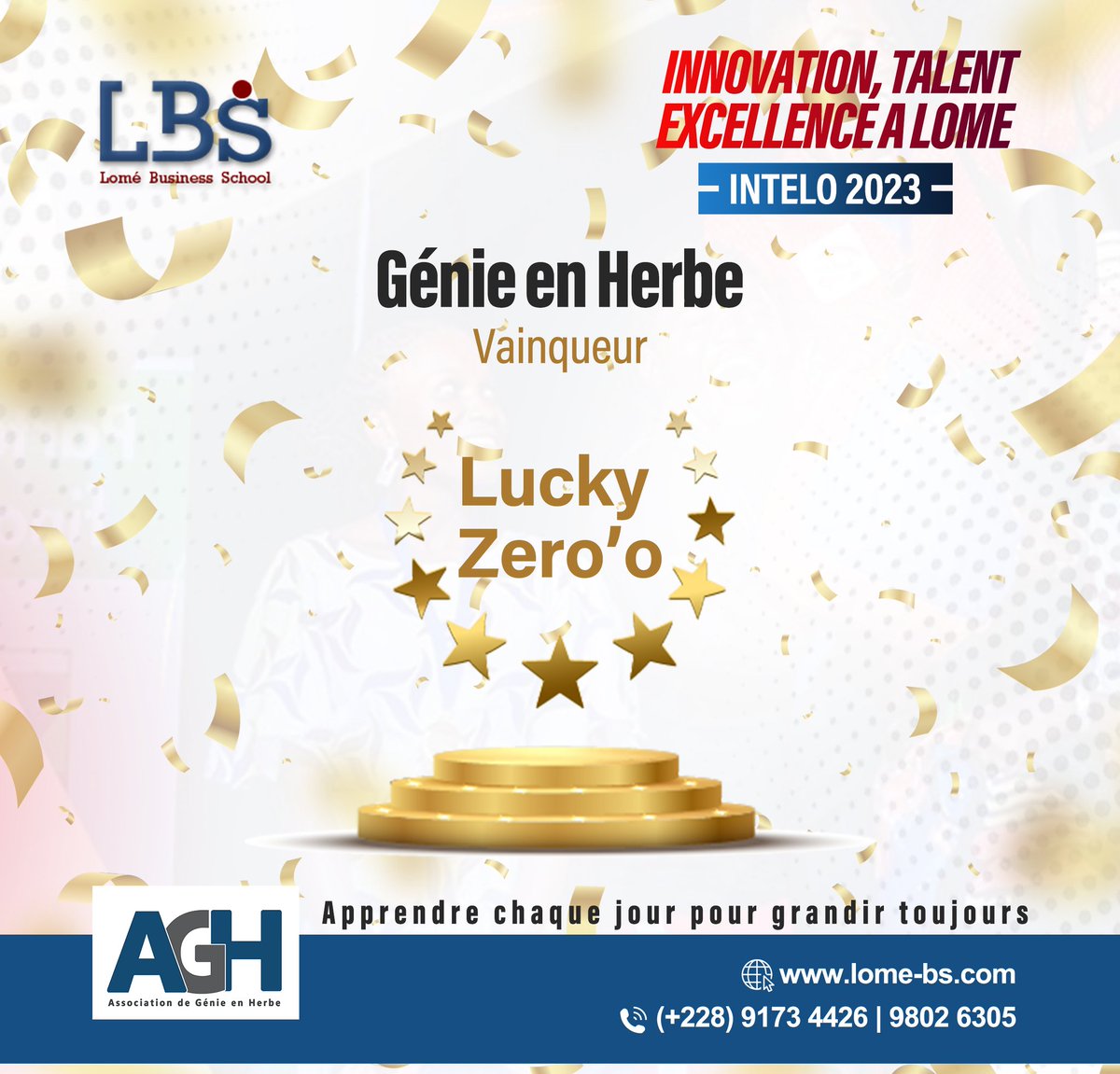 Assogeh's tweet photo. #AGH #culturegenerale #INTELO
Les derniers seront les premiers. Lucky Zero'o a été la dernière équipe à se former et à rejoindre la compétition et ils décrochent le titre en ayant laissé AUCUNE CHANCE à leurs adversaires.
Félicitations !!!
@erudyx @OperonGroup @1Olivier_ADKP https://t.co/wvtLVnDvqr