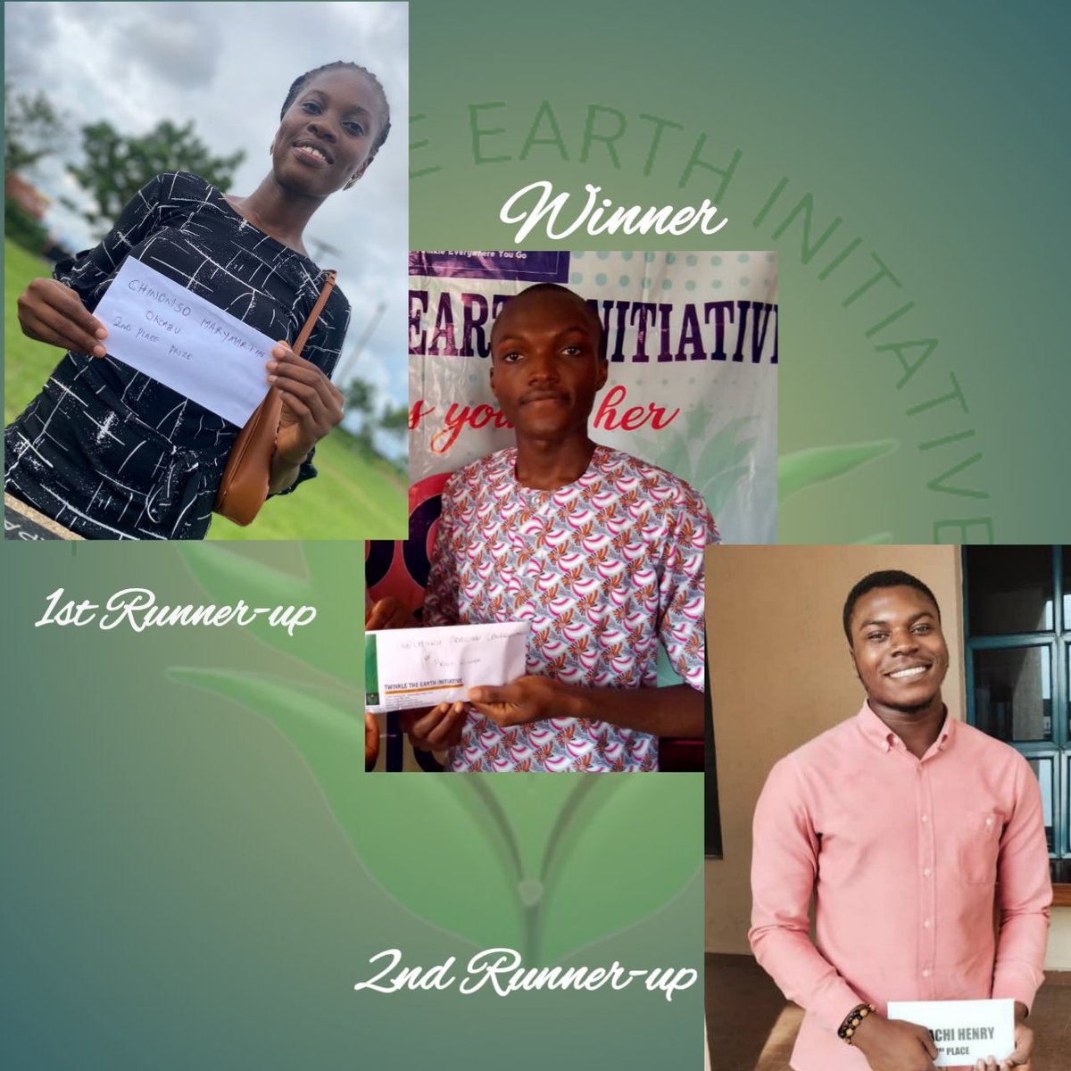 itwinkleearth's tweet photo. At TWEIN, this year’s #WorldEnvironmentDay saw the emergence of 3 winners who succeeded in creatively highlighting and reflecting on #plasticpollution 
The TWEIN RECREATE CONTEST was organized to increase attention span in Environmental discuss; to spur in participants, actions.. https://t.co/83s5hIs16j