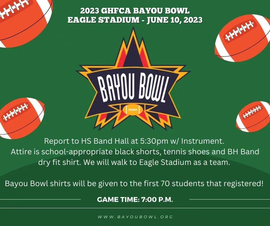 Game Day!  Let’s Go!