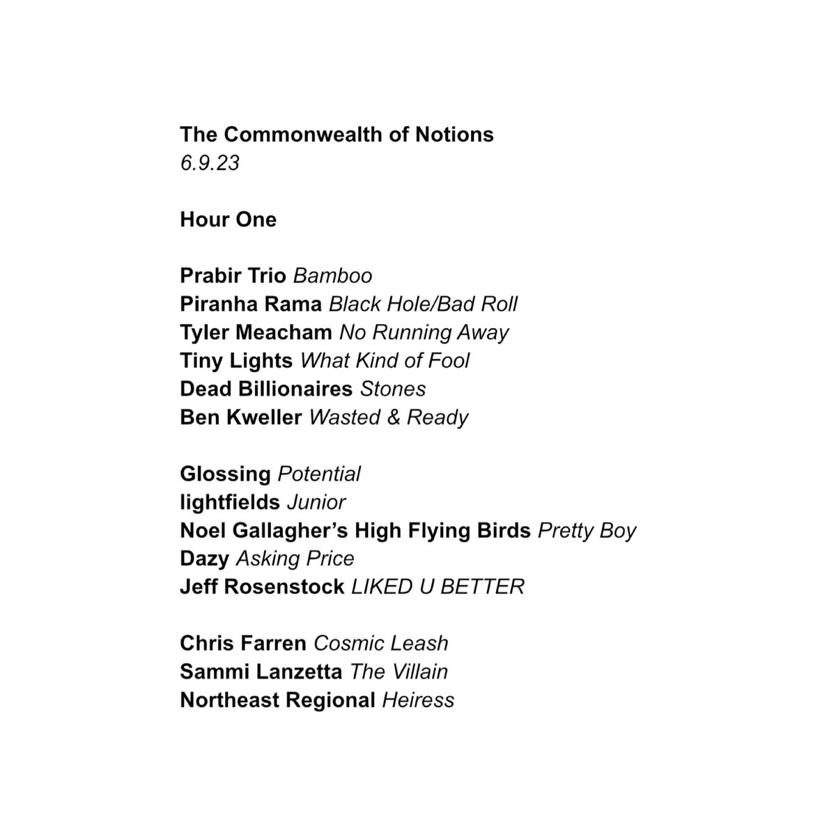 CmmnwlthfNtns's tweet photo. how do they do it?
another episode of radio on @WRIR973!
listen back on the site, check out the playlist down below, go see a gig, fall for a new local favorite and never stop supporting all things local!
see ya in two weeks! https://t.co/sWjn9LEwKp