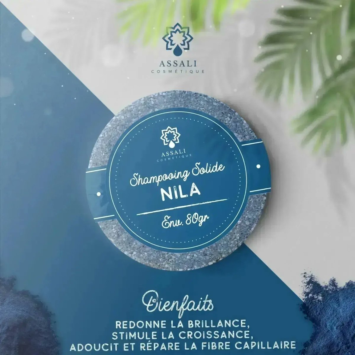✅ #shampoingsolide au #nilableu 

👉🏽 Disponible en gros et semi gros

✍️ Contact WhatsApp +212665482445