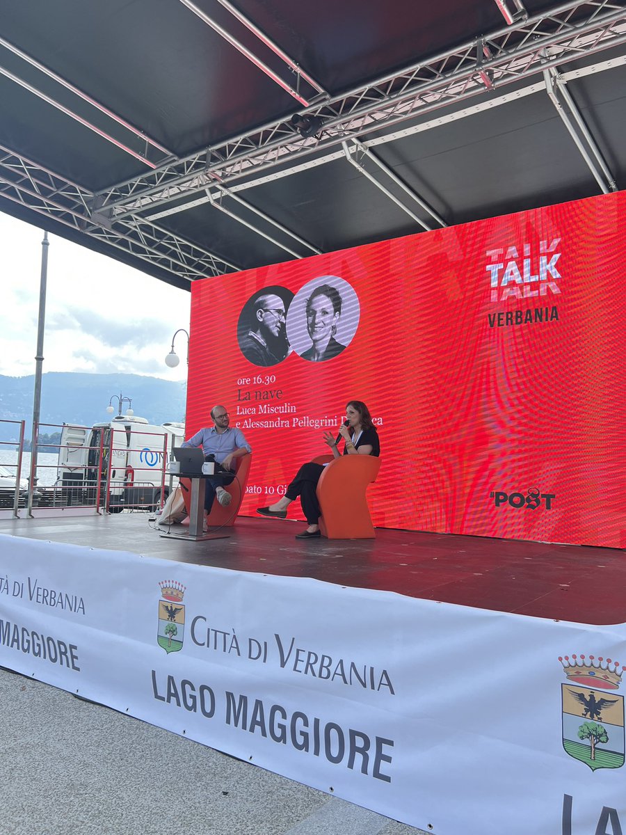 «La nave» è la Geo Barents di @MSF_ITALIA raccontata da @lmisculin per @ilpost in uno dei podcast più coinvolgenti degli ultimi mesi. Oggi ne hanno parlato l’autore e @alepdeluca a Verbania per TALK all’interno della rassegna «Cartoline dal lago» organizzato con @CittadiVerbania