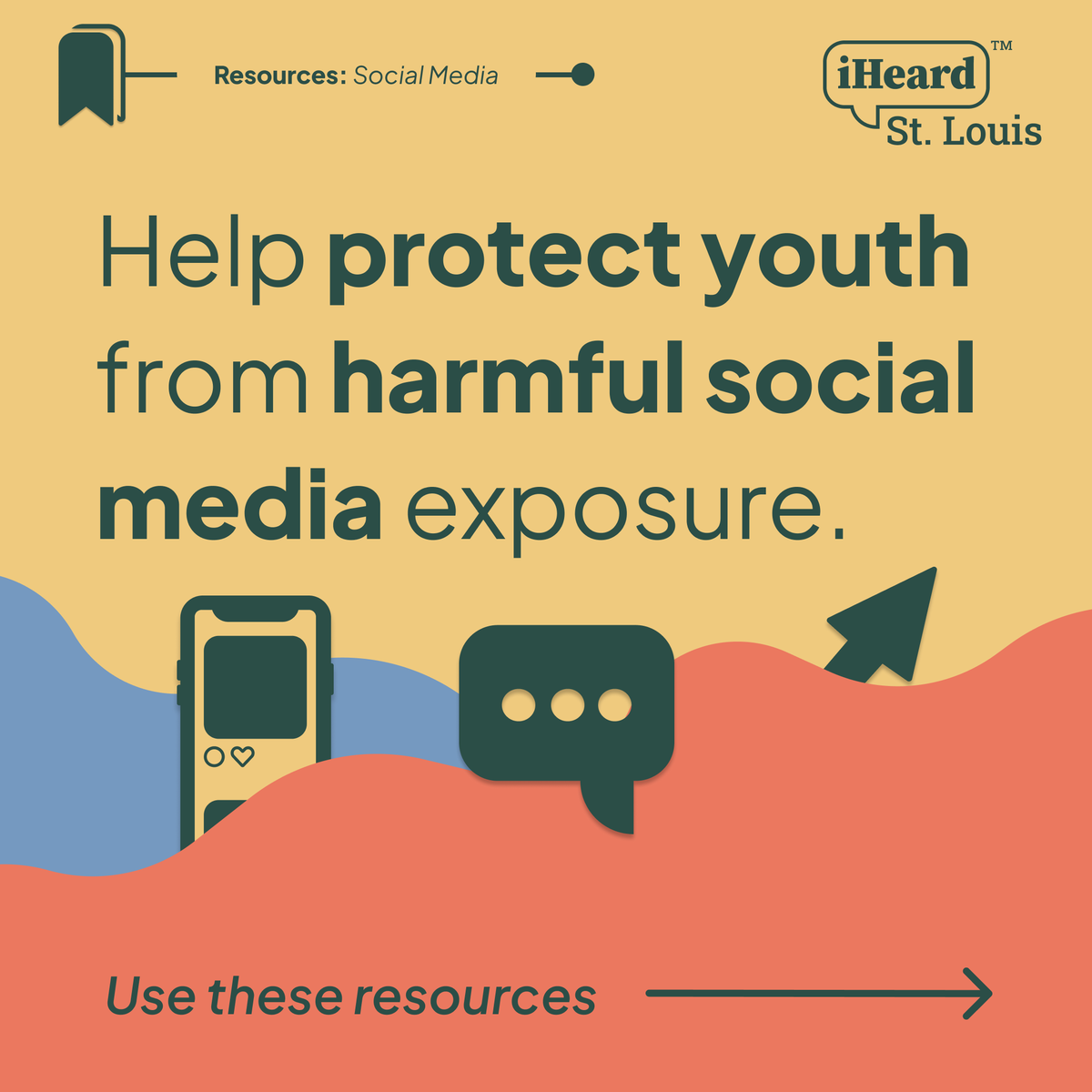 iheard_stl's tweet photo. If you’re interested in youth social media use, but you’re not sure where to start, check out these resources!
Visit https://t.co/Zg33U0V3Ki to learn more about this topic & more.
#iHeardSTL #SocialMedia #STLSocial Media #SocialMediaMentalHealth #STLYouth #STL #MentalHealth https://t.co/QBpfMgTLD1