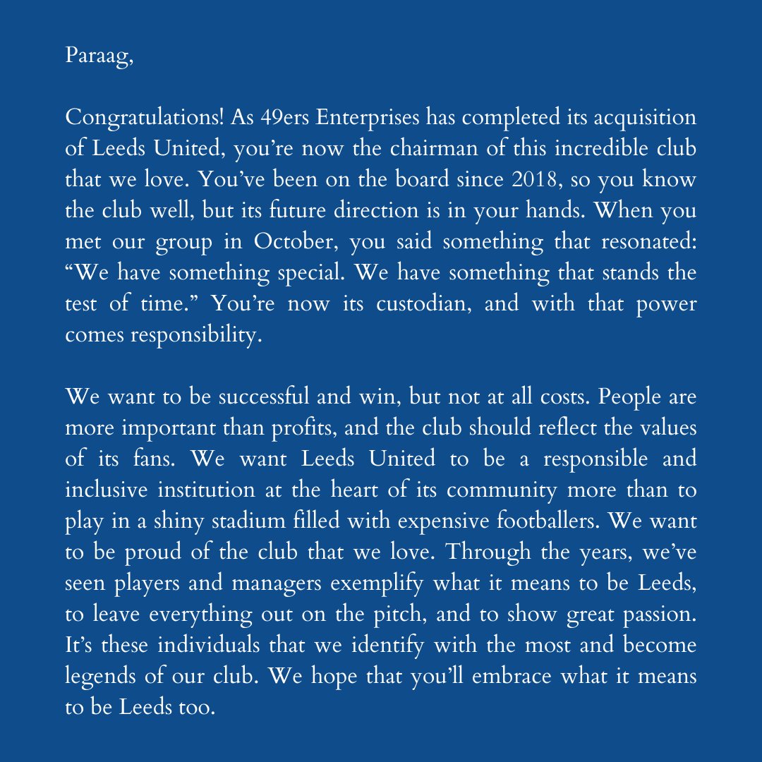 Leeds United Bay Area tweet media