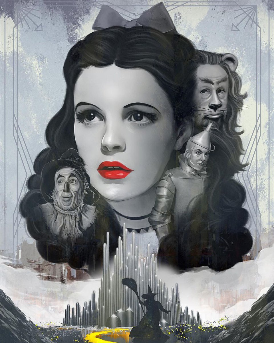 The Wizard of Oz (1939)
Art by Laz Marquez.