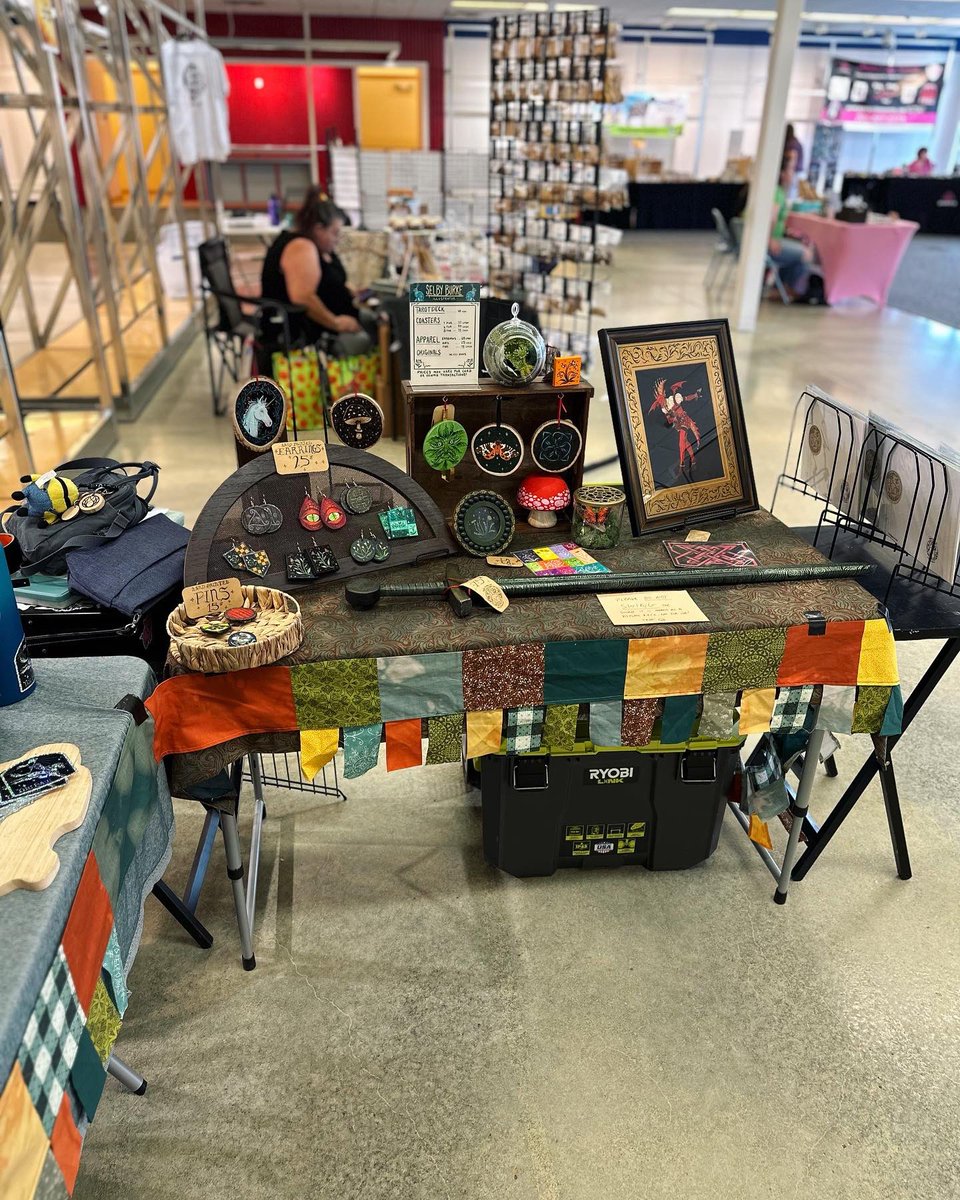 Table set up at the Westbrook Outlets in CT!