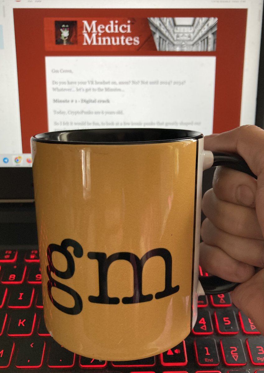 CryptoStatuette's tweet photo. Gm to the champions of the great Digital Renaissance! ❤️‍🔥⚔️❤️‍🔥

My #MediciMinutes arrived a bit late yesterday, so I get to enjoy it on this lovely Saturday morning instead. https://t.co/26VdL6v6CN