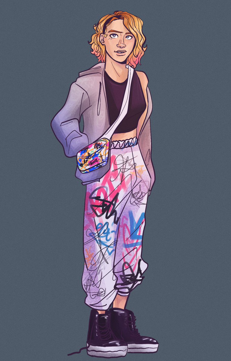 Gwen in the fit I wore to the movie tee hee #AcrossTheSpiderVerse #GwenStacy #spidergwen