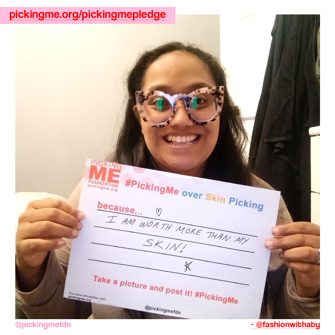 PickingMeFdn's tweet photo. Happy #NationalBallPointPenDay! Celebrate by printing & filling out a #PickingMePledge. This exercise is a great way to remember that you own your #Dermatillomania & that it doesn’t own YOU. Will you join us & put pen to paper for the #PickingMe Pledge? https://t.co/dxvM8v8DYy https://t.co/HIPLSBA0u0