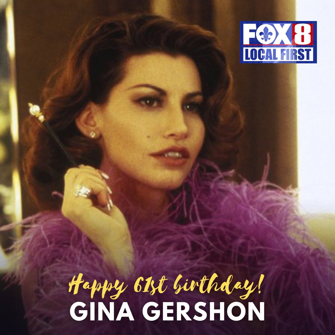 Happy birthday to actress Gina Gershon! The immortal Cristal Connors from \Showgirls\ turned 61 on Saturday! 