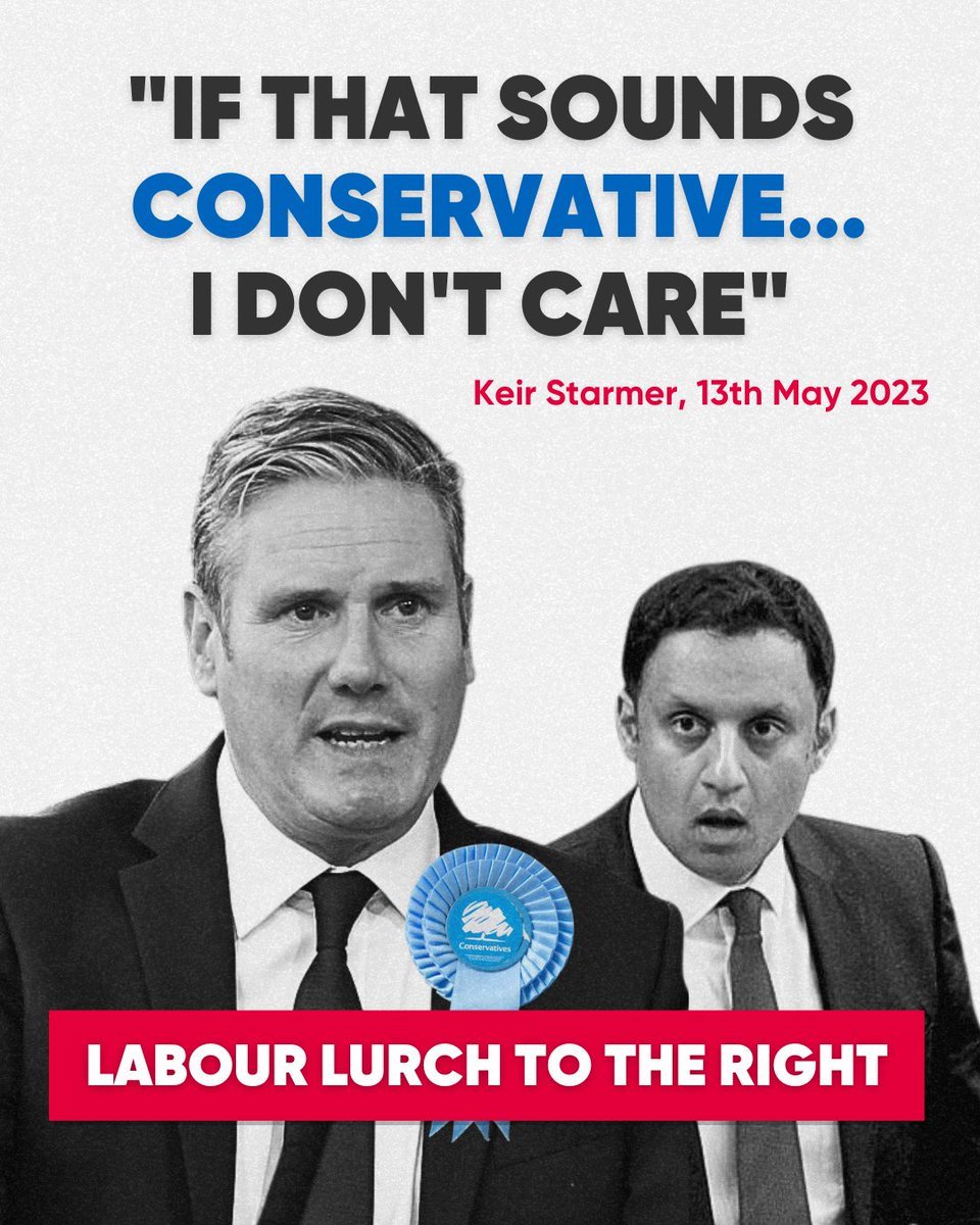 One thing voters could be absolutely sure of is that in the case of a GE producing a hung Parliament -a Jeremy Corbyn led Labour Party would never form a Govt with the Conservative Party.

Before you vote to GTTO - can you be sure that Starmer's NEW-NEW Labour would not do this?