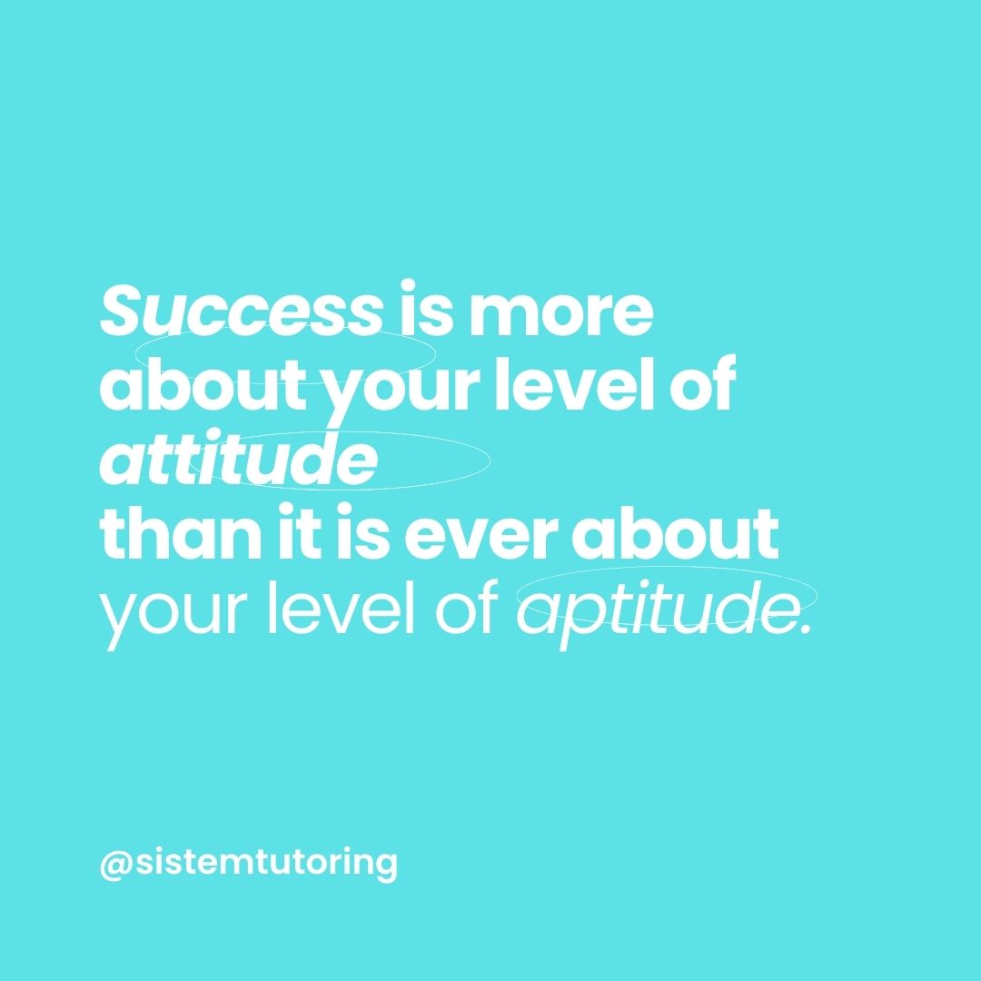 Success is more about your level of attitude than it is ever about your level of aptitude! 

#sat #maths #onlinelearning #homeschooling #science #privatetutoring #actprep #satprep #study