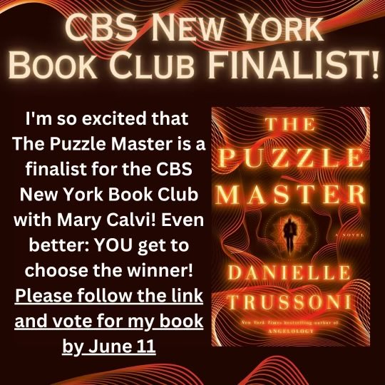 It’s time to vote! #ThePuzzleMaster🧩 is a finalist for ⁦@CBSNewYork⁩ #ClubCalvi ⁦@MaryCalviTV⁩ summer #book club!! Please vote here: cbsnews.com/newyork/essent…