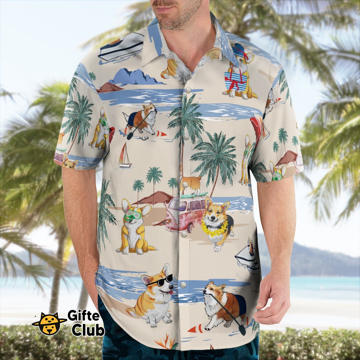 For Summer 🌞🏝️⛱️
You can order it here : gifteclub.com/collections/co…
#summer #CorgiCrew #corgi #HawaiianShirt