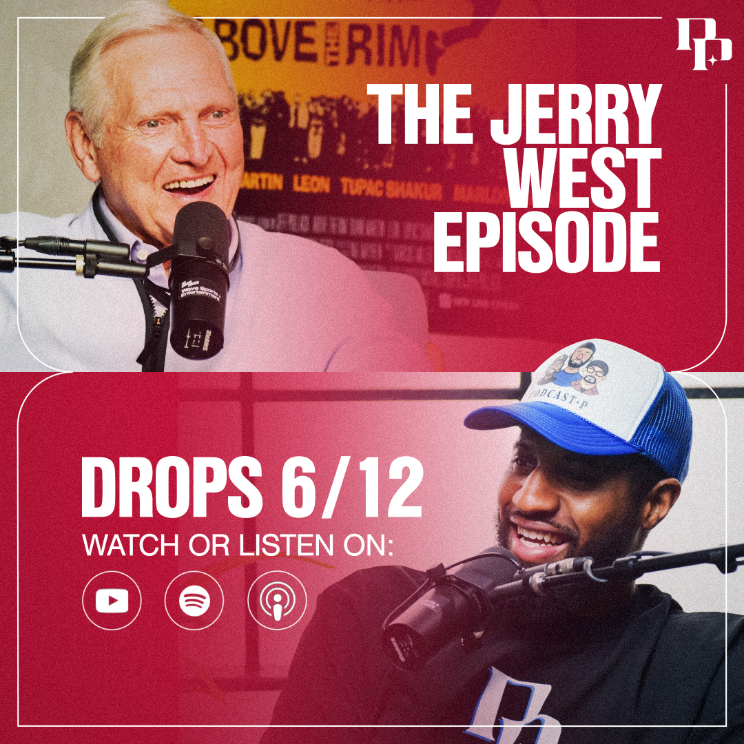 PodcastPShow's tweet photo. Mr. West is in the building 🗣

The Logo himself Jerry West blessed us with a special episode dropping Monday 🙌 https://t.co/aB77PaT3Wm