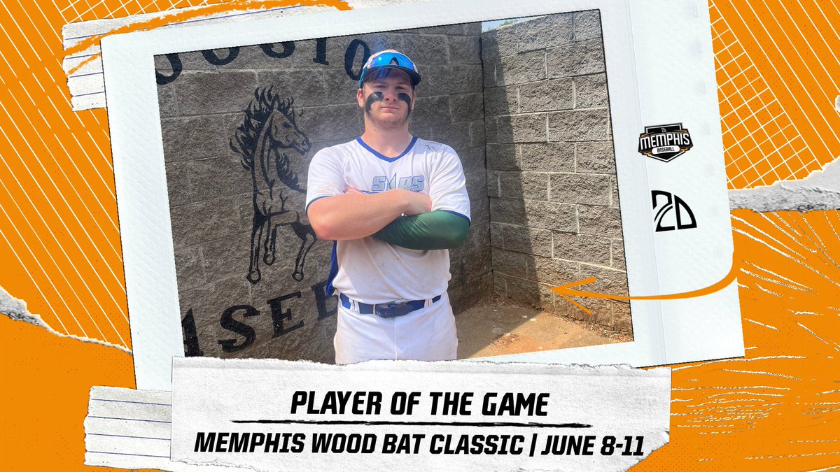 ⭐️ PLAYER OF THE GAME ⭐️ Henry Lomax: 6IP 2H 4K High School: White Station HS (2025) #2DMemphis @2DsportsTN