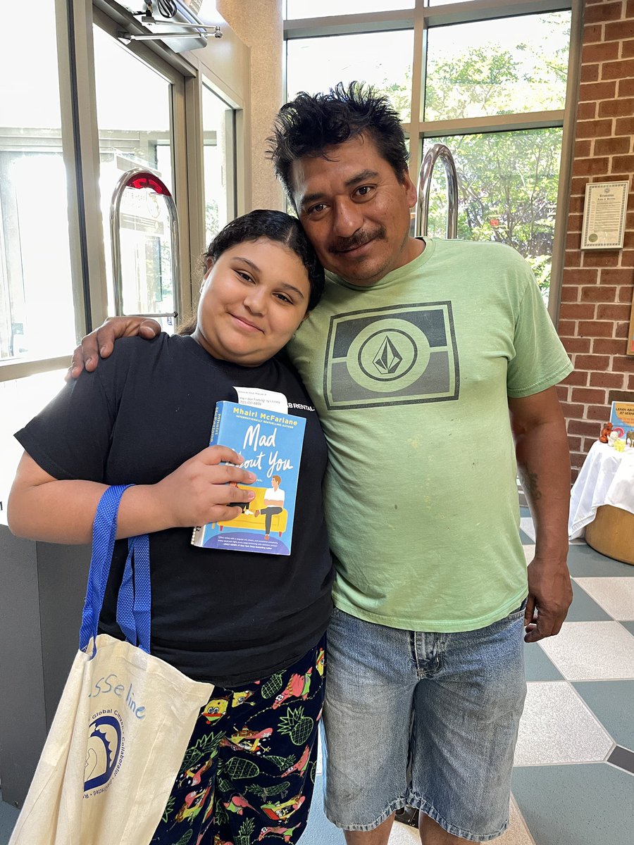 Friends, family, and a few of our favorite books - Thank you Herndon Fortnightly <a href="/fairfaxlibrary/">Fairfax Library</a> for helping our Dragons sign up for Library cards and check out books. #DranesvilleCARES #BookJoy #SummerReading #LEAP 📚