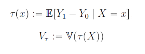 *New draft alert* #EconTwitter

Experiments + machine learning are changing the way we measure effect heterogeneity in policy settings.

arxiv.org/pdf/2306.03363…

My paper proposes the first valid confidence intervals for the VCATE, the treatment effect explained by observables.