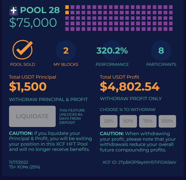 Another good week <a href="/xetacapital/">XETA</a> come on in the water's warm.