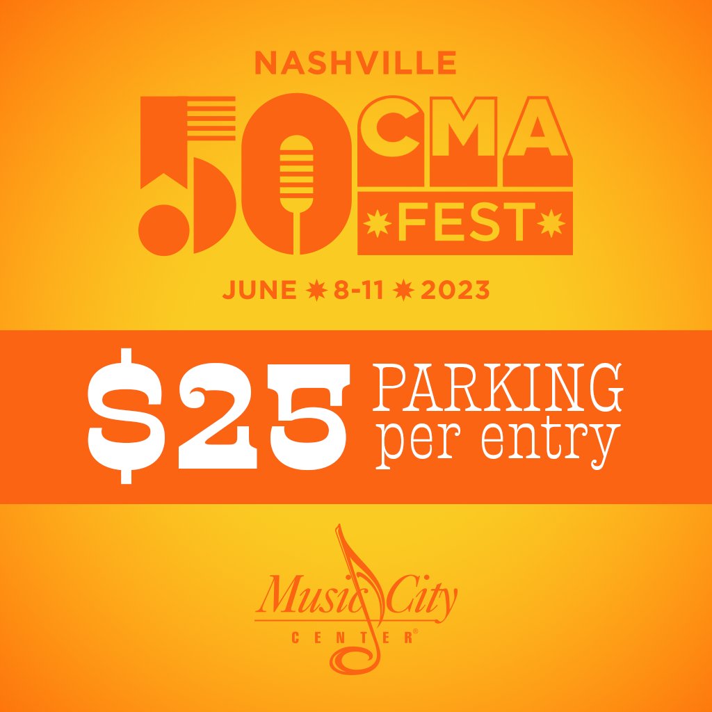It's Day 3 of #CMAfest. What's on your itinerary? Don't forget... we've got covered parking outside & #FanFairX inside. We can't wait to see you! 🅿️🚗🎸🎤🤠