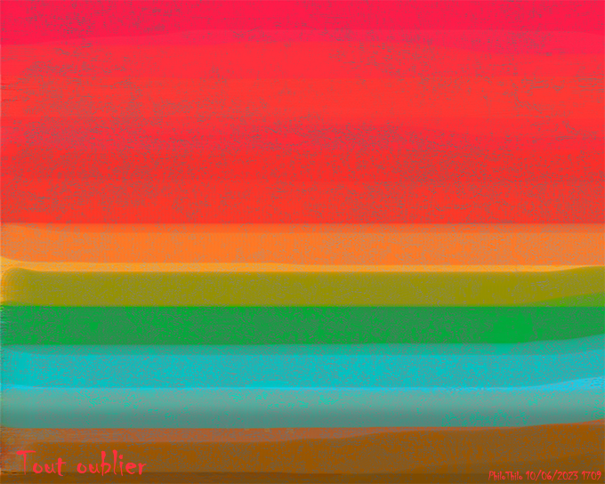 PhiloThilo's tweet photo. Tout oublier
PhiloThilo 10/06/2023
#digitalart #toutoublier #forgeteverything #philothilo https://t.co/DsF42EJu8h
