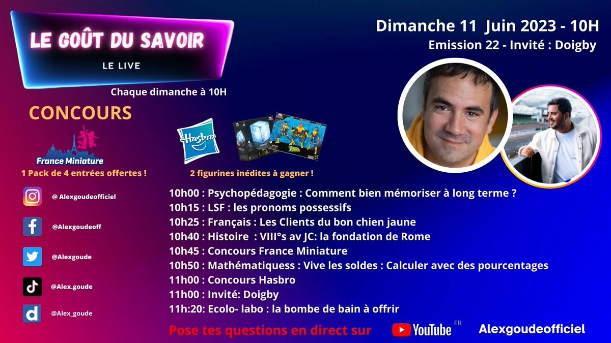 Alex Goude tweet media