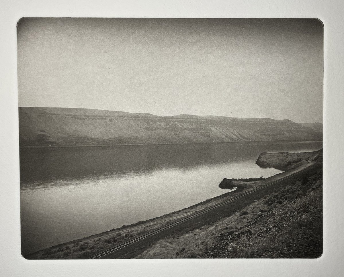 Along The Columbia RIver
This hand-pulled photogravure print is made with Charbonnel  Bistre, Noir 55981, and Sanguine inks on Hahnemühle copperplate paper. I printed an edition of 6 numbered prints and  2 A/P prints.

Hand-pulled print by Ray Bidegain
Limited edition of 6