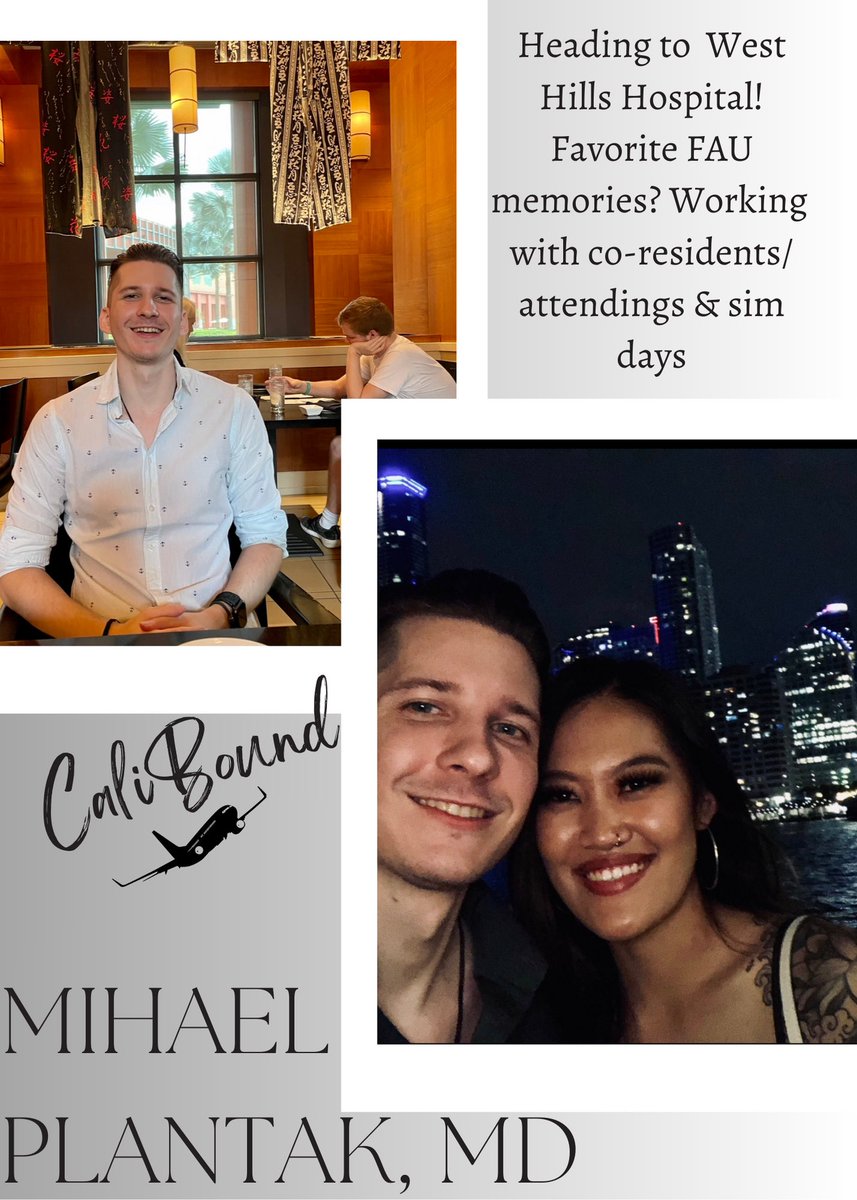 Senior Highlight ✨: Mihael will be taking his talents to West Hills Hospital in California 🎉 

#BestJobsInEM #FAUEM