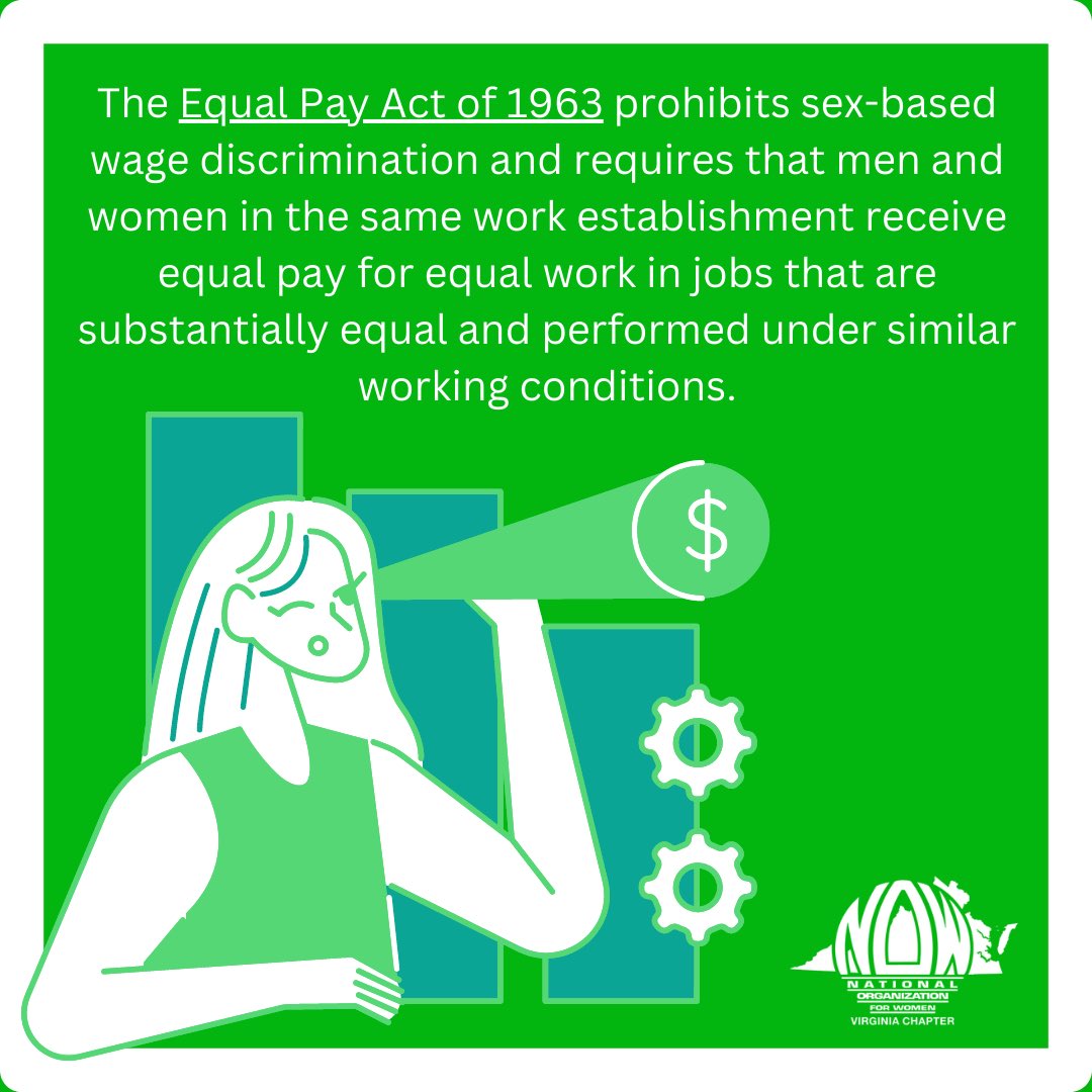 Today is the 60th Anniv of #EqualPayAct, but women are far from being equally paid in US w/some new studies reporting that the 84¢ on every dollar paid to men has actually declined (down 2¢) during & since COVID according to @pewresearch 

#genderpaygap #levelthepayingfield 
3/10