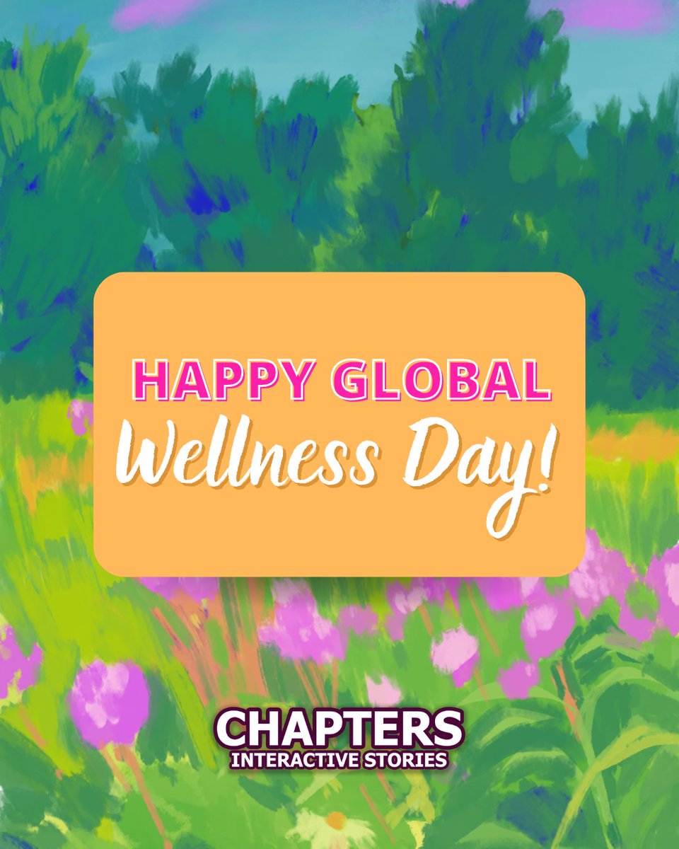 ChaptersGame's tweet image. 🎉 Happy #GlobalWellnessDay 🧘🏻
Follow these tips for a healthier and happier life: 😃

🤗 Prioritize self-care
💞 Surround yourself with positive friends
🥗 Feed your body with healthy choices
😍 𝐓𝐫𝐞𝐚𝐭 𝐲𝐨𝐮𝐫𝐬𝐞𝐥𝐟 𝐛𝐲 𝐩𝐥𝐚𝐲𝐢𝐧𝐠 𝐂𝐡𝐚𝐩𝐭𝐞𝐫𝐬  ❤️

#ChaptersGame