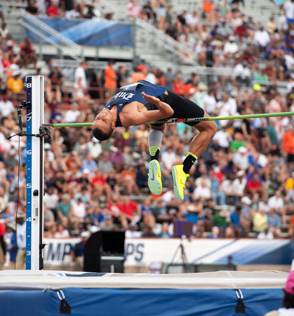 Beau Allen closed out his season with Honorable Mention All-America Honors in the High Jump!

#GoDuke