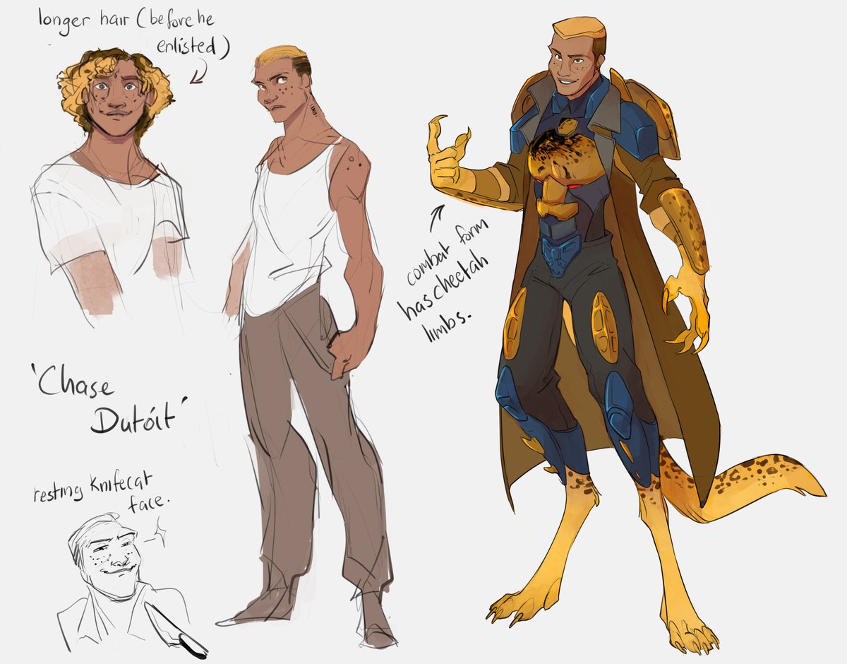 Did I ever tell you I drew Beast Wars humanformers? Its just the right time for #RiseOfTheBeasts 

These are for <a href="/Oniwanbashu/">Nadia Ramlan</a> 's delightful Humanformers continuity, Ties That Bind
