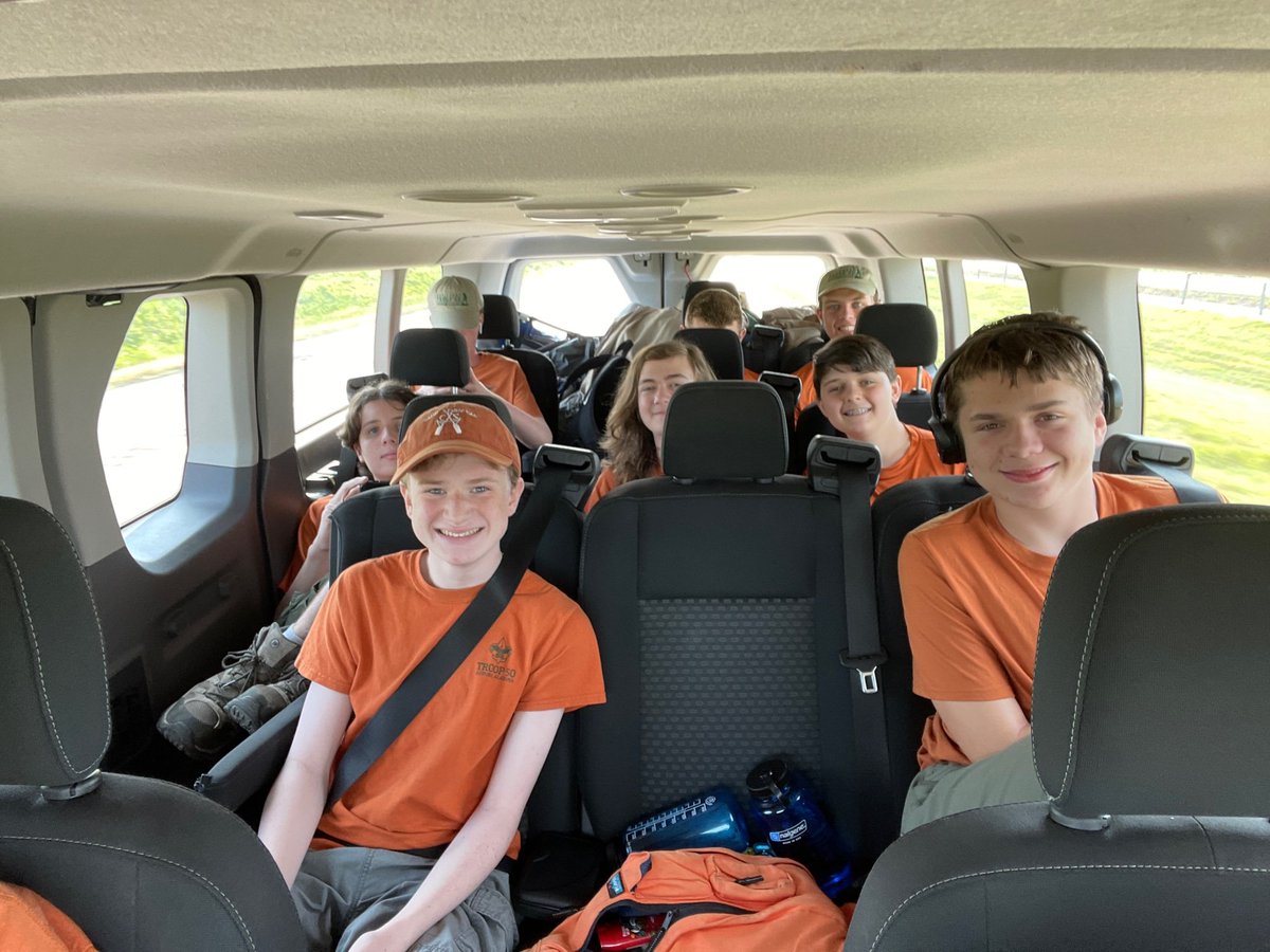 BoyScoutT50's tweet photo. On Friday, the troop's Philmont Scout Ranch Expedition 612-N crew crossed the Mississippi River into Arkansas as they continue their road trip to Cimmaron, New Mexico. The group is hoping for a razorback-free drive through "the natural state."

https://t.co/e1TrE6CxGH https://t.co/t6iI5oCgDE