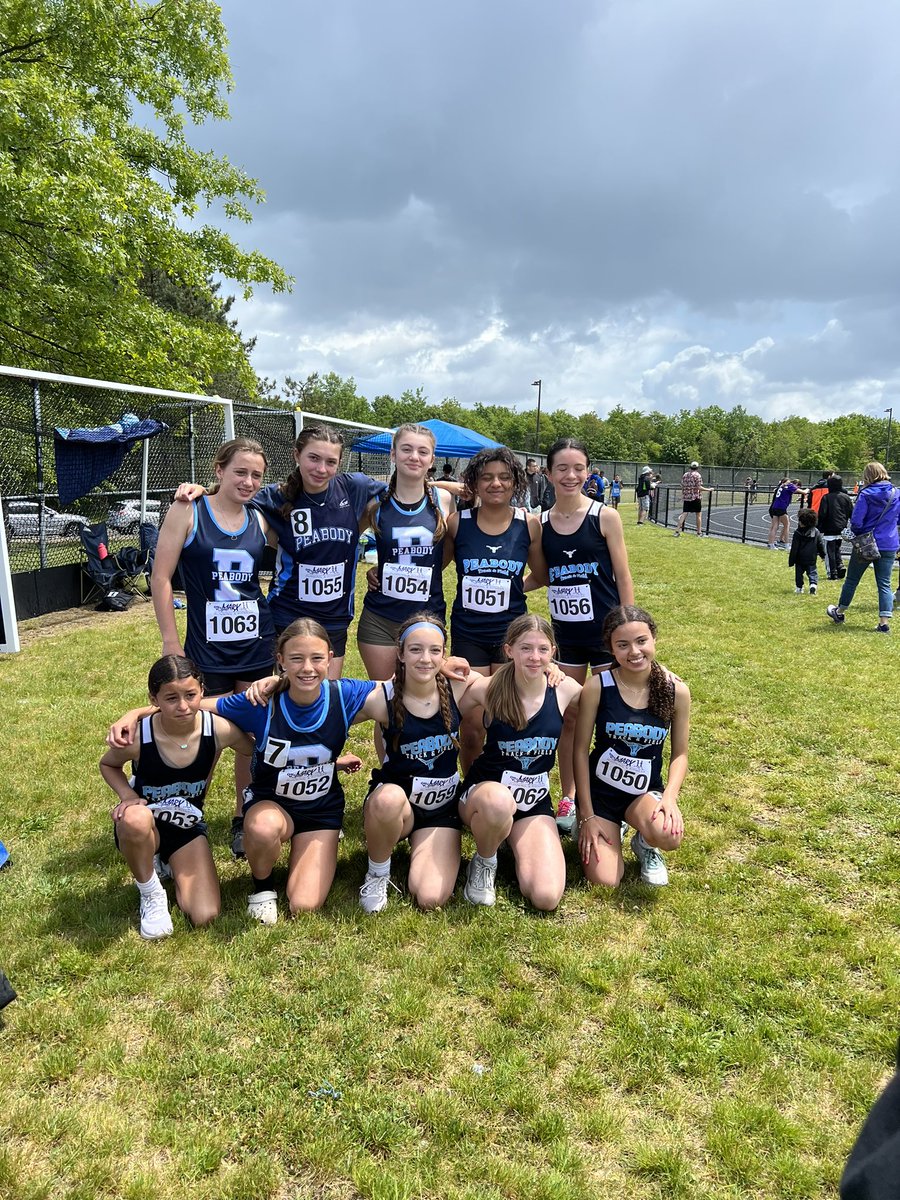 Middle School State Meet. Girls team