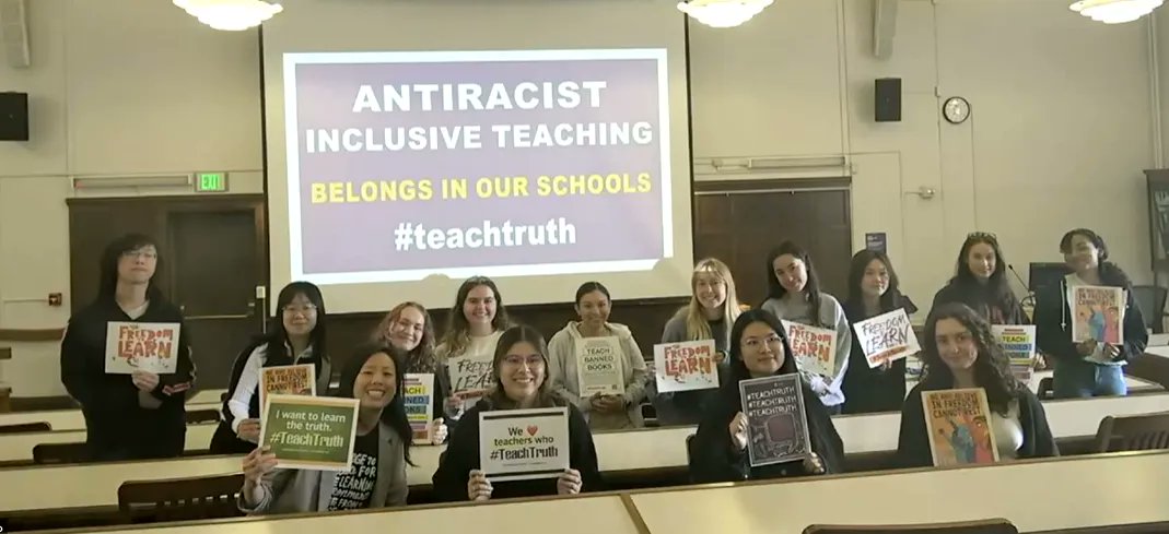 Today, June 10, is the #TeachTruth Day of Action! Educators across the country are encouraged to speak out against anti-history education bills and make public their pledge to teach the truth. Thank you to our students who have pledged to Teach the Truth!
