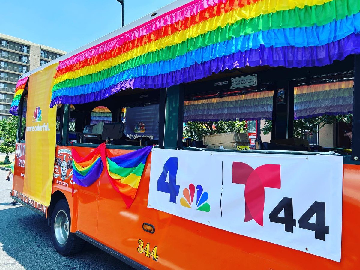 Come see @nbcwashington @Telemundo44 @comcast in the @CapitalPrideDC Parade! #prideNBCU @OUTNBCUniversal 🌈