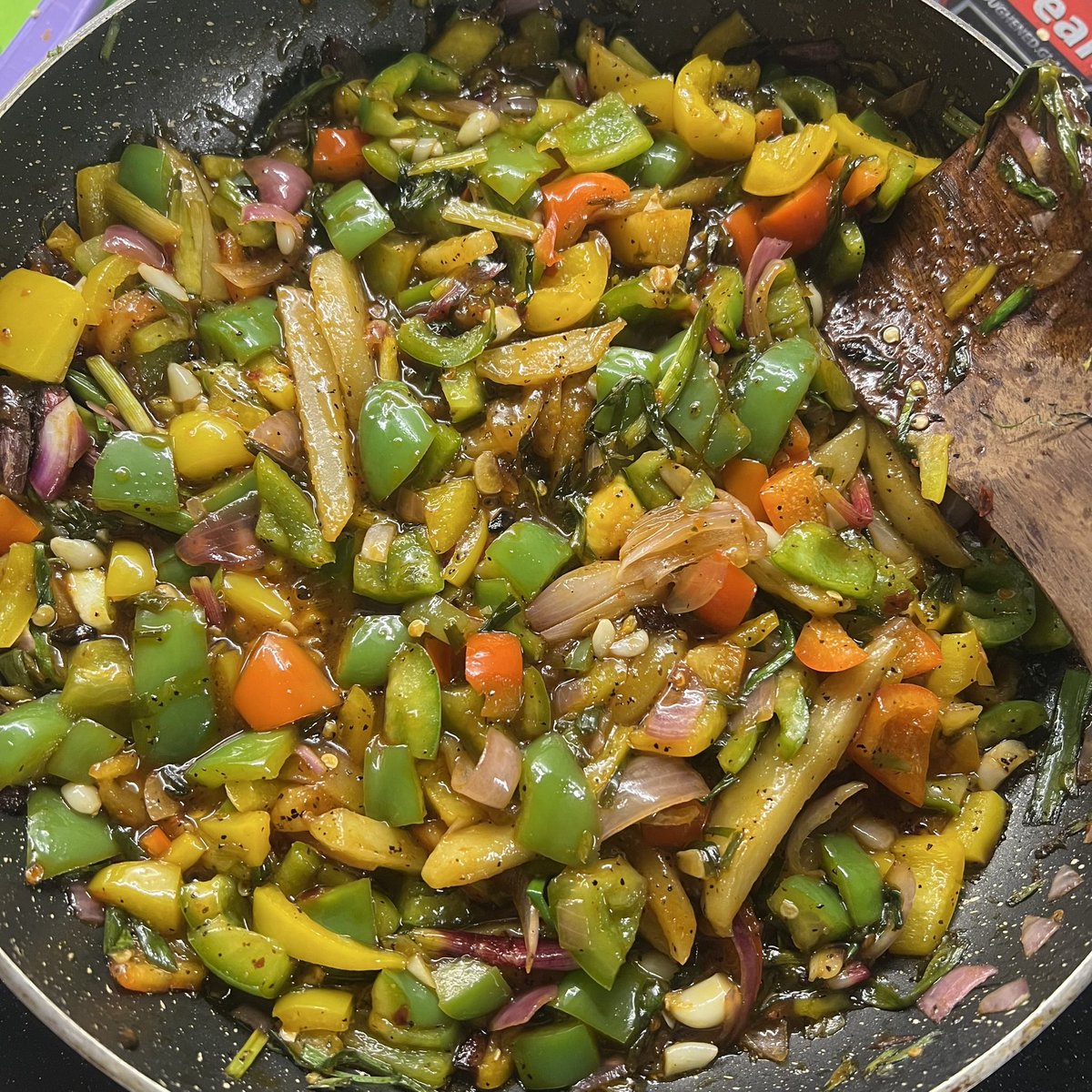 Double chilli potato 

#wonderfud #autism #kidchef #autismindia #teatime #foodfood