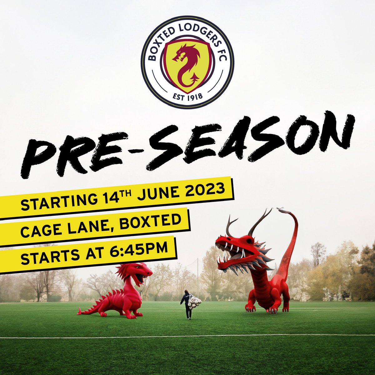 Boxted Lodgers Pre-season starts this Wednesday. If your looking for a fresh challenge or a new team come along and speak to the management team.

#esbl 
#colchester
#borderleague