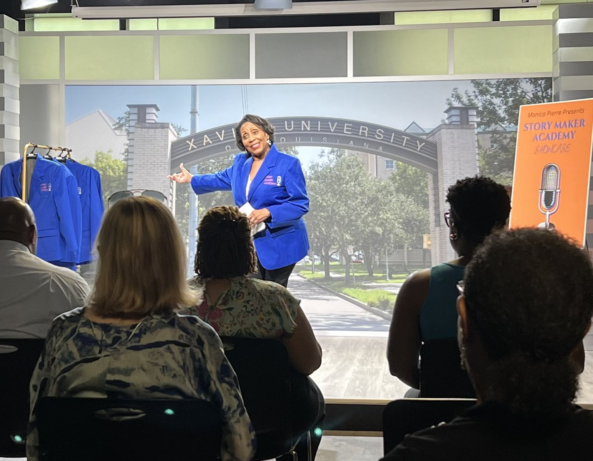 XulaMassComm's tweet image. What a treat. We were thrilled to host the inaugural @MonicaPierre  Story Makers Academy Showcase filled with the voices of emerging storytellers who inspire, empower and uplift #XulaMassComm