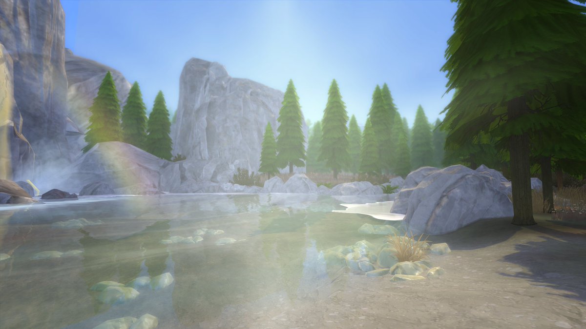 Road trip Day 16-Spotlight on Granite Falls Time to wrap up the visit at this cozy spot.  #SimAcresSummer😎 #SimAcresSummerRoadtrip2023📷 #TheSims4 #OutdoorRetreat #GraniteFalls #Simmer4Life