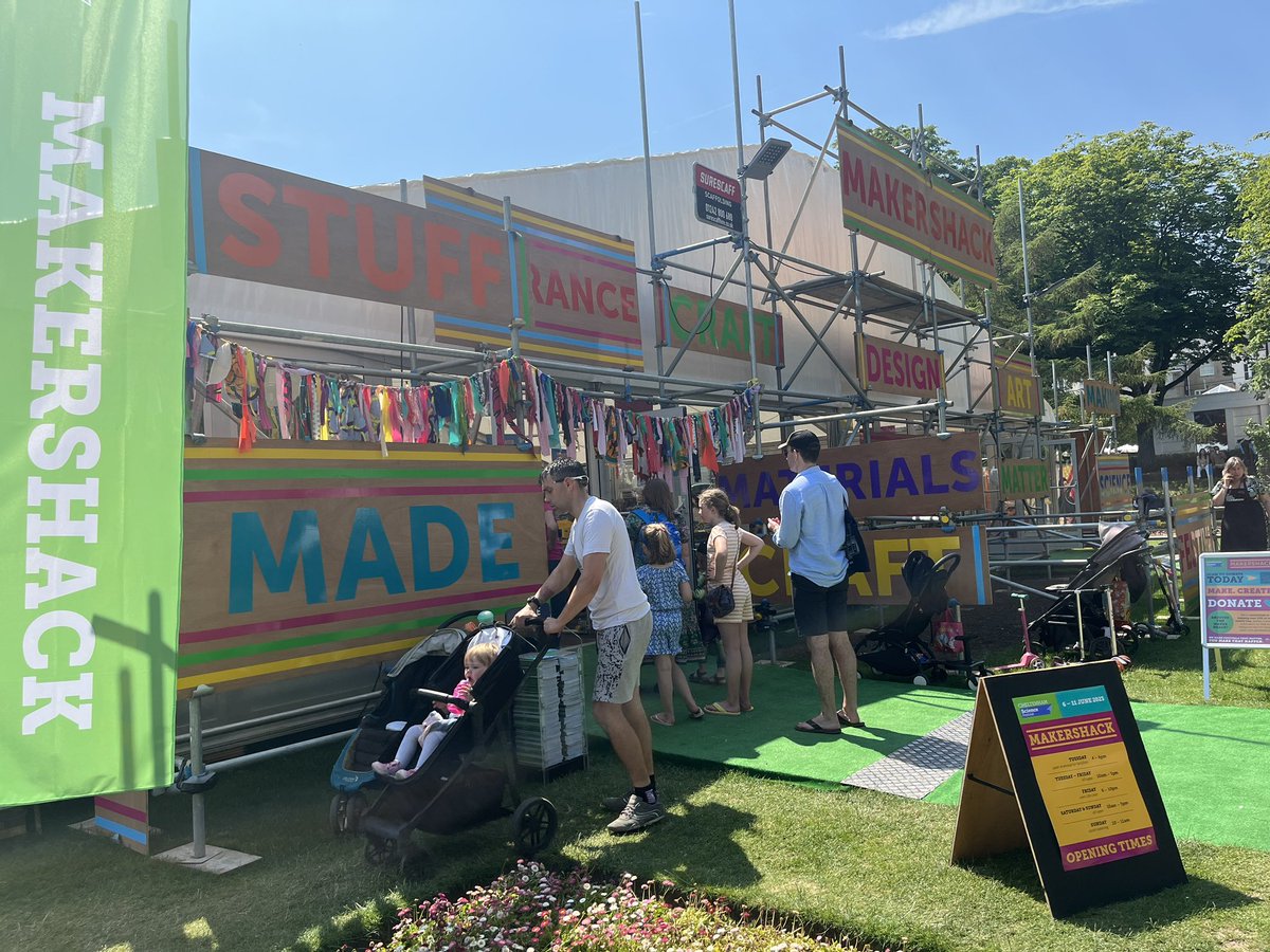 SJVanders's tweet image. Another bumper day @cheltfestivals #cheltenhamscience with @OxfordVacGroup @NDMOxford making pathogen mobiles and talking about how #vaccines are made 🦠💉